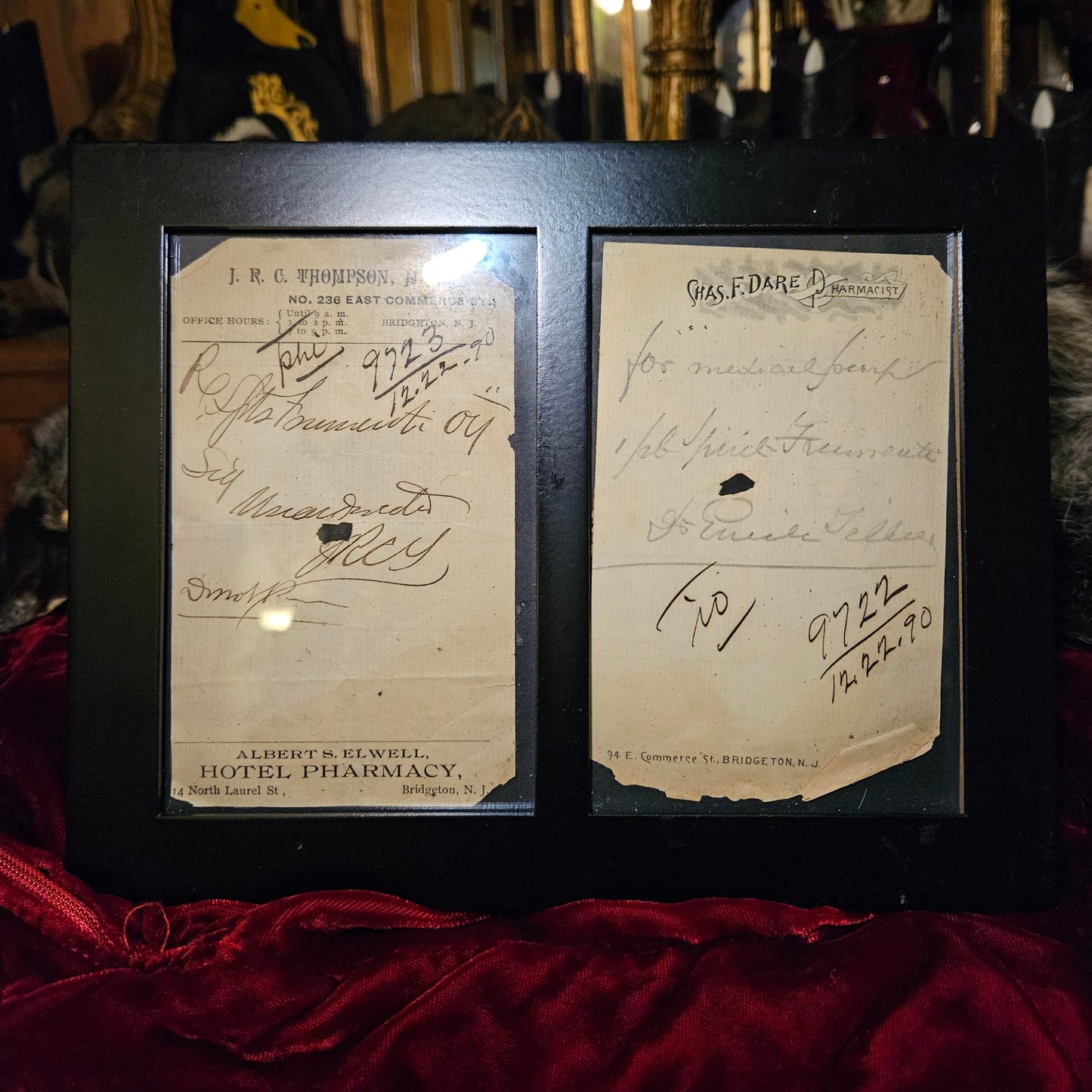 1890s Antique Whiskey Rxs