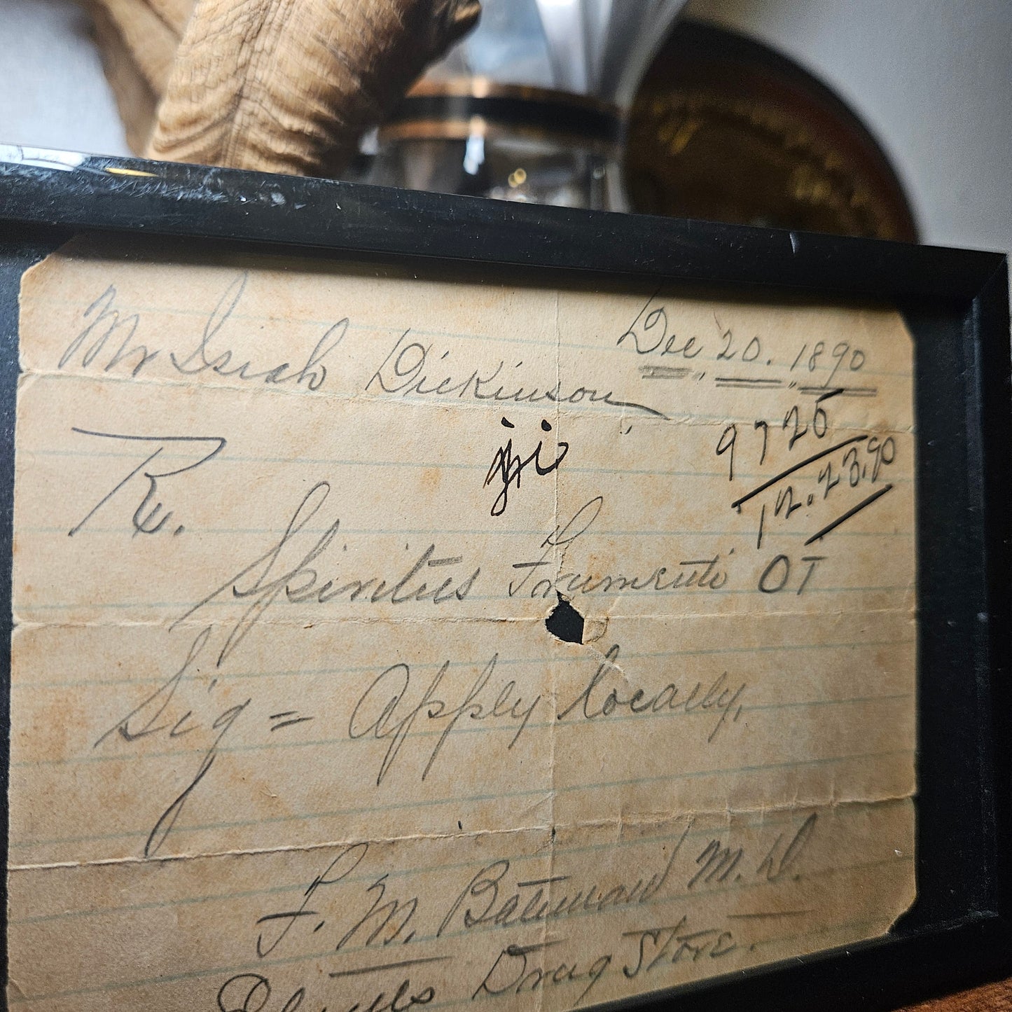 1890s Whiskey Rx
