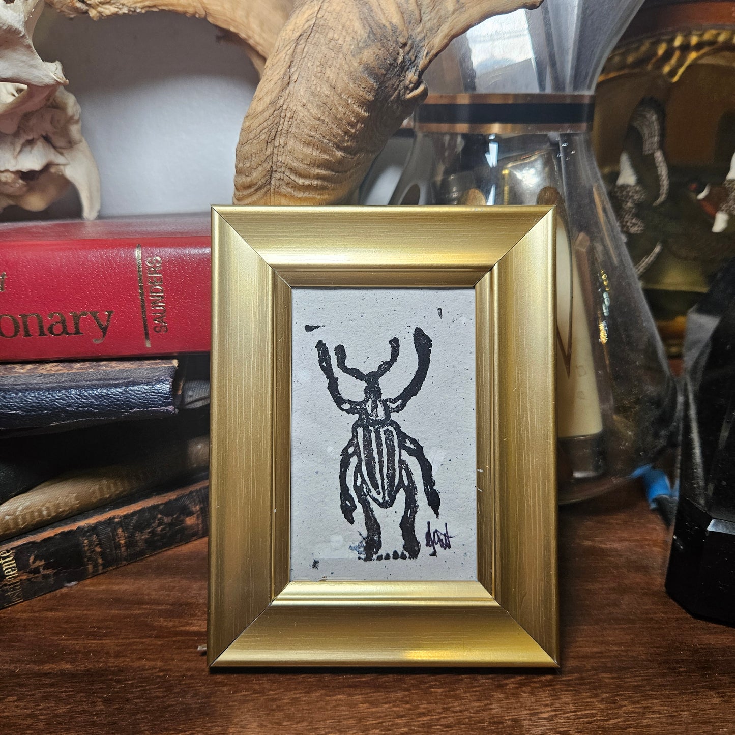 Mini linocut prints