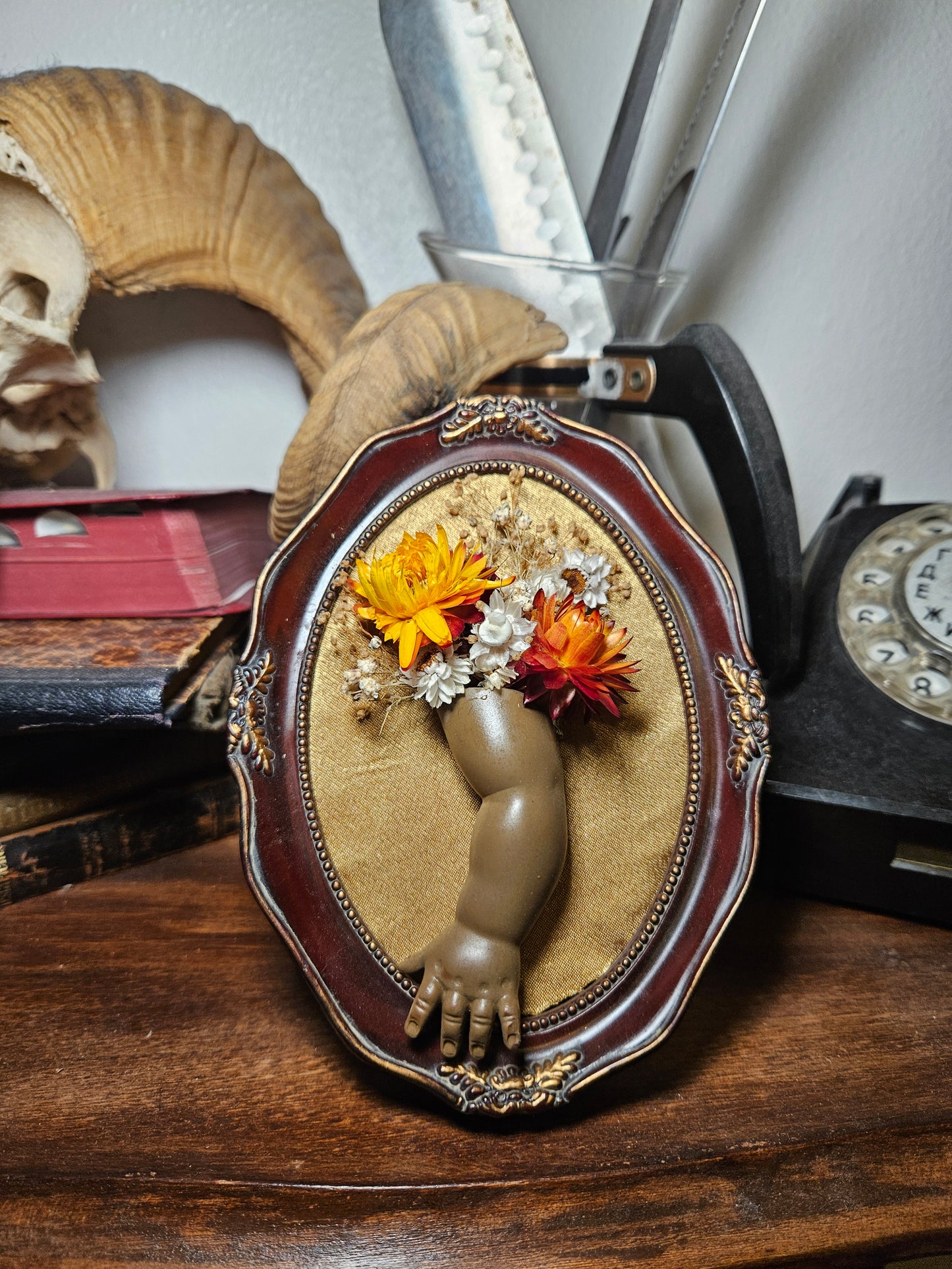 Baby arm bouquet