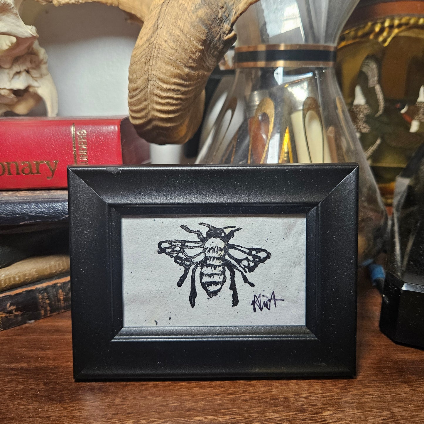 Mini linocut prints