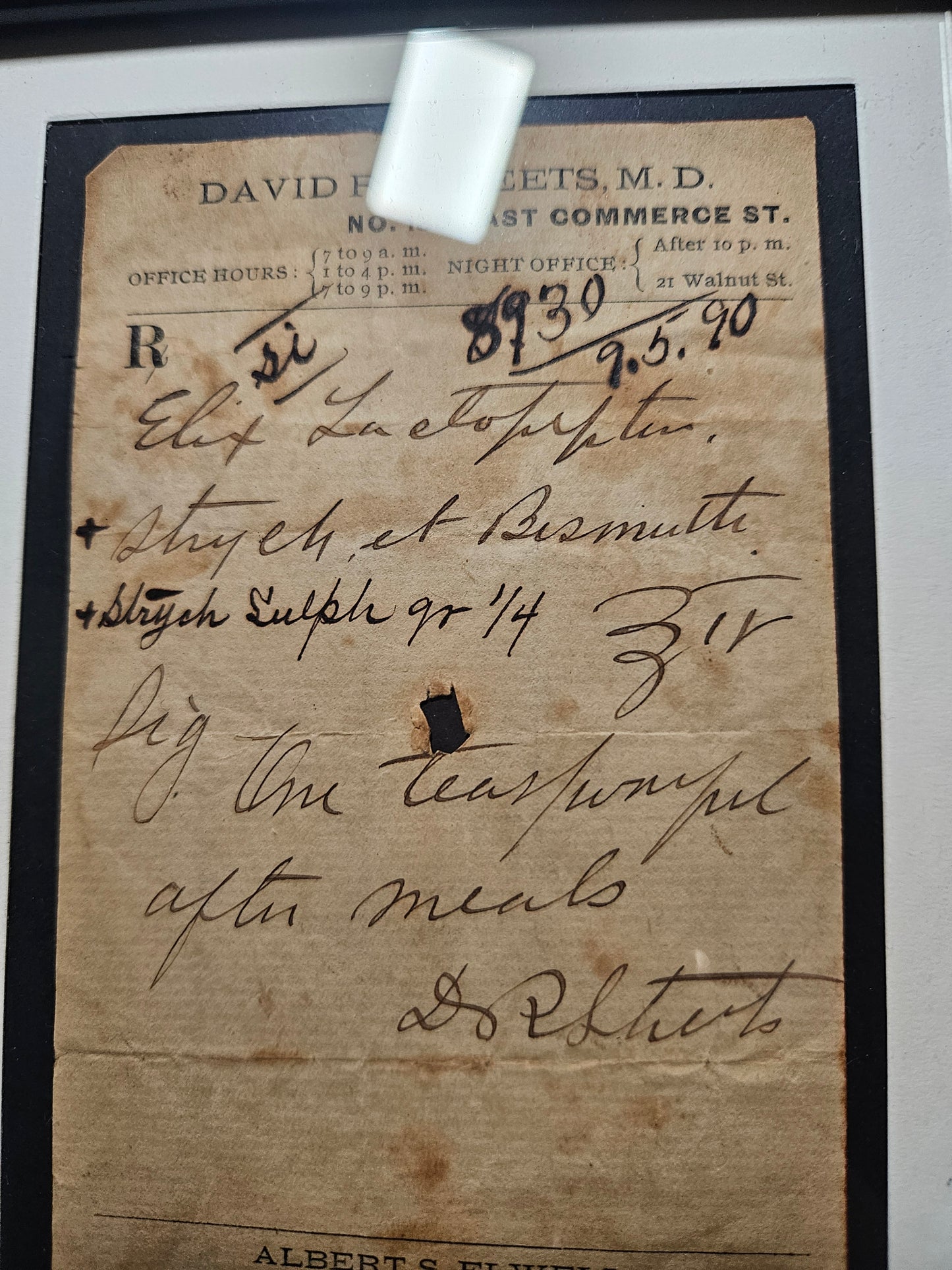 1890s Strychnine Rxs