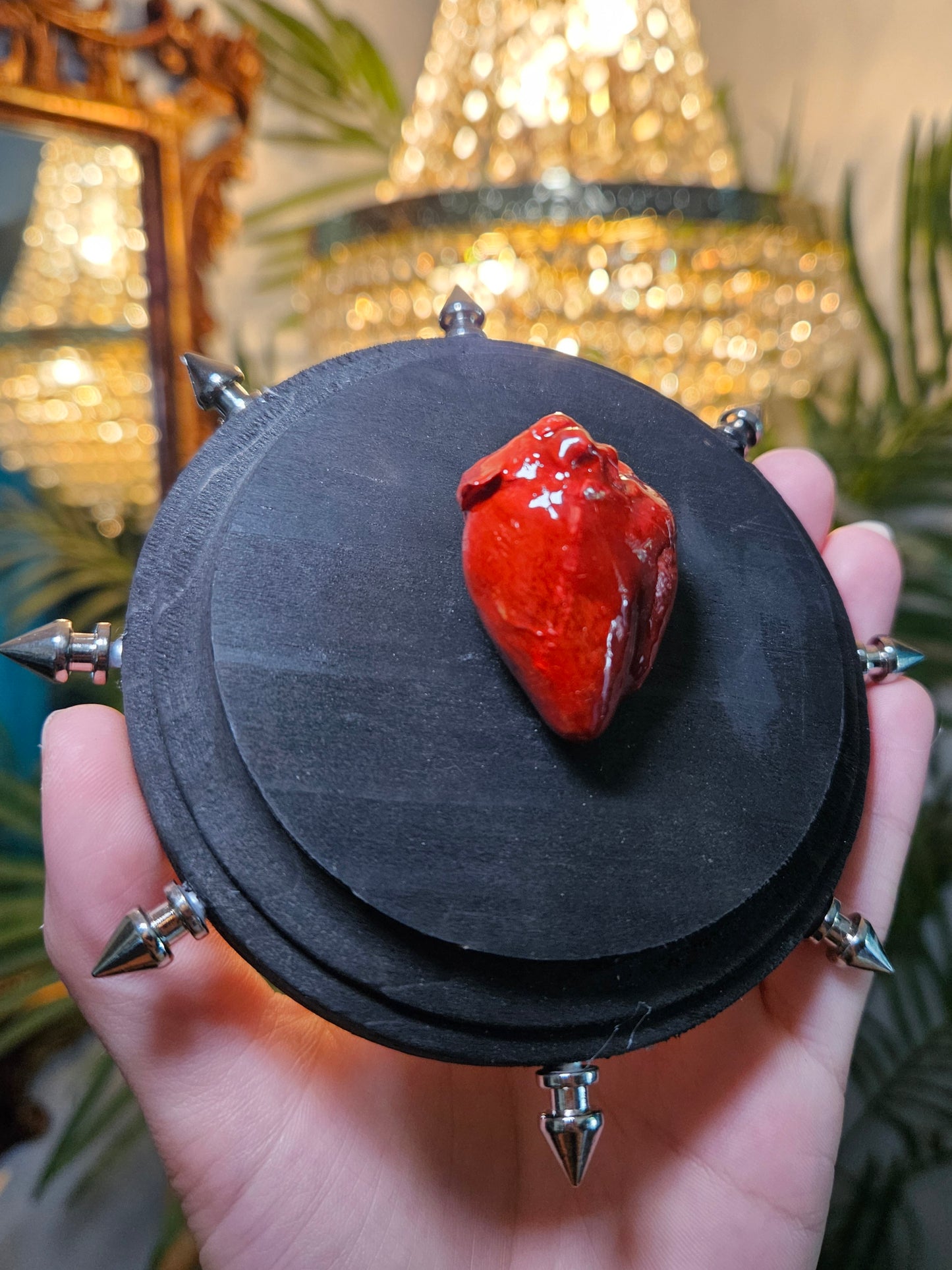 Spikey raccoon heart