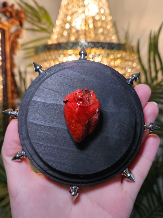 Spikey raccoon heart