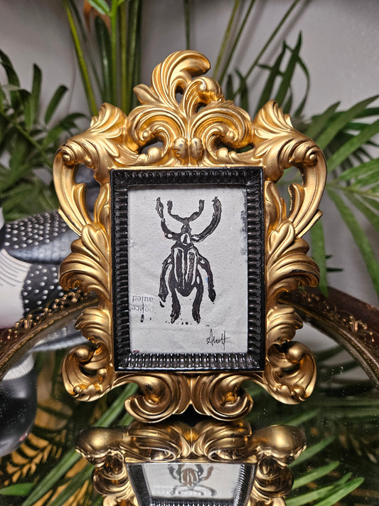 Weevil Linocut