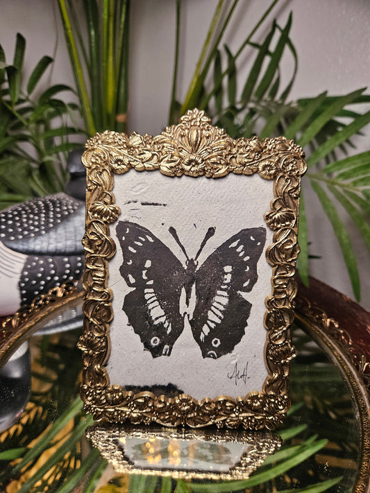 Butterfly Linocut