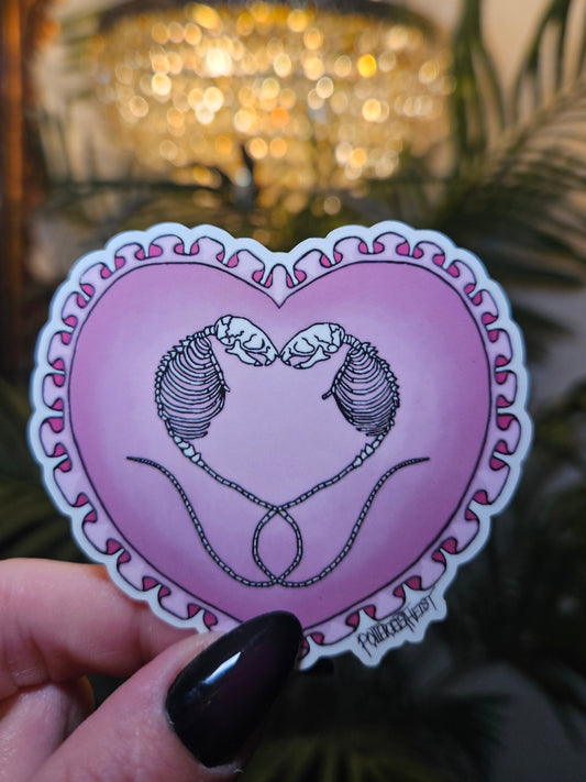 Frilly Eternal Lovers 3" Sticker