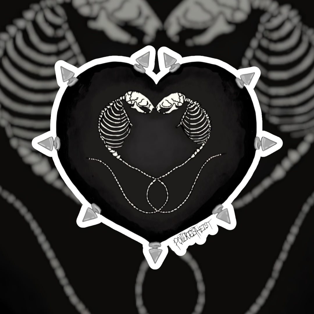 Spikey Eternal Lovers 3" Sticker