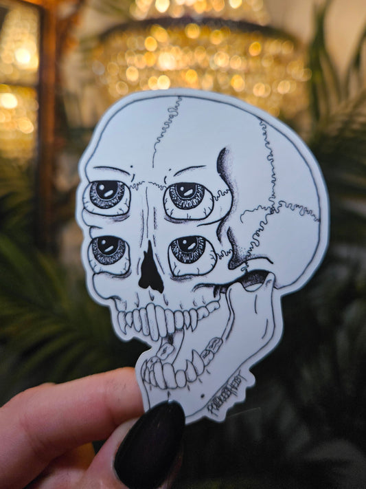 Double Vision 3" Sticker