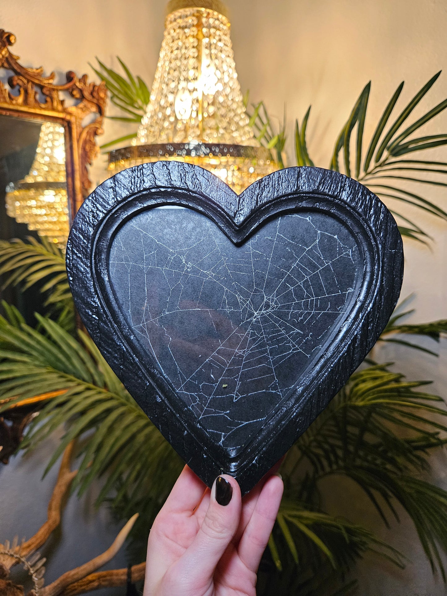 Heart Frame Spiderweb